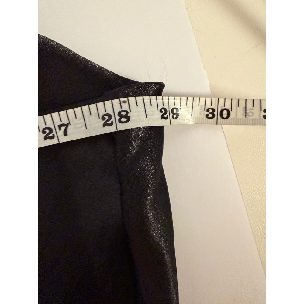 Standards & Practices Black Satin Cowl Neck Slip Midi Dress 3X - Picture 11 of 14